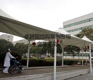 武汉协和医院西区连廊膜结构