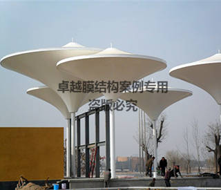 陕西汉中广场膜结构景观
