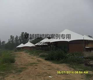 郑州中牟雁鸣湖景区屋顶膜结构