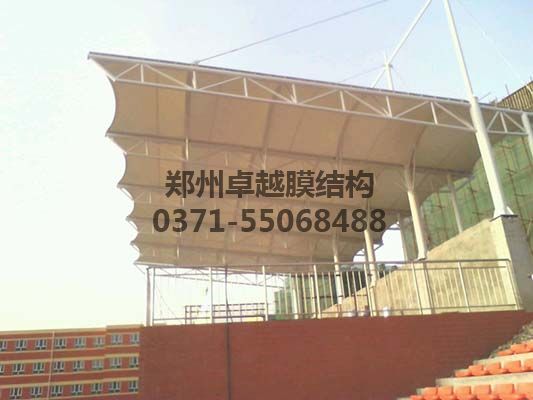 河北张家口怀来县沙城中学操场看台膜结构