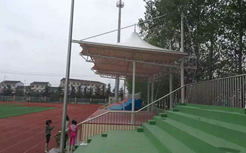 陕西铁路工程职业技术学院膜结构看台