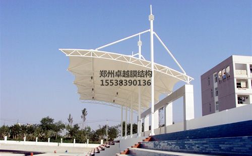 许昌电气职业学院膜结构看台设计效果图