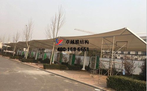 荥阳华晨<font color='red'>膜结构车棚</font>/罩棚项目工程动态
