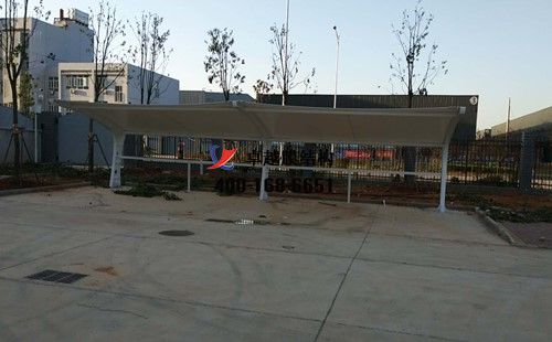 宇通长沙4S店<font color='red'>膜结构车棚</font>/罩棚工程动态
