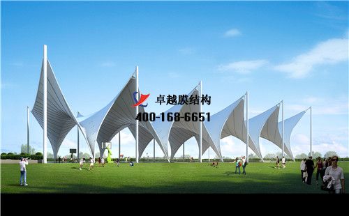 永州膜结构篮球场门球场网球场（永州市体育学校-门球场）设计施工安装案例