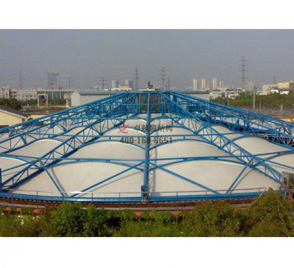 广州污水池膜结构封闭除臭项目设计施工