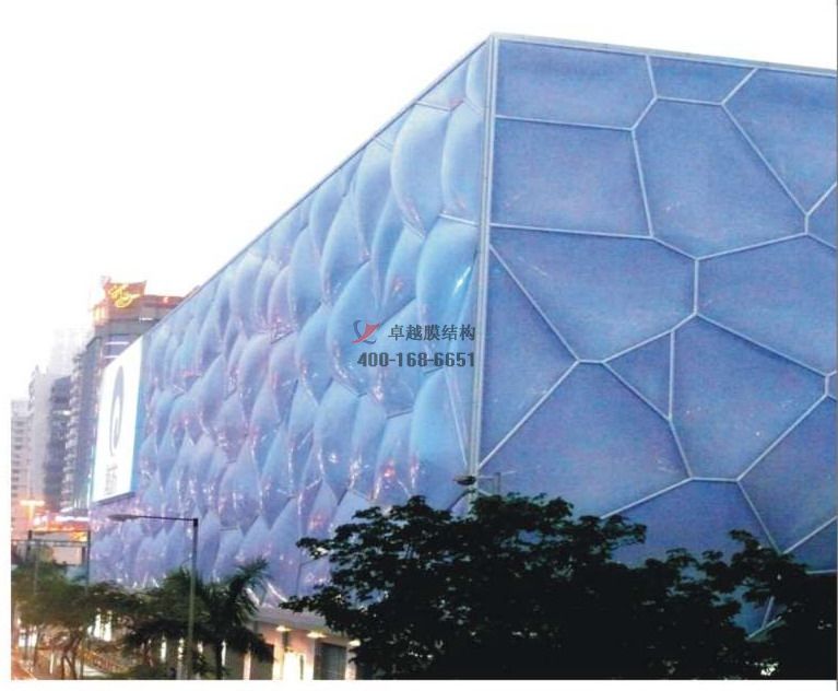 重庆商场ETFE膜结构工程设计施工案例 　　