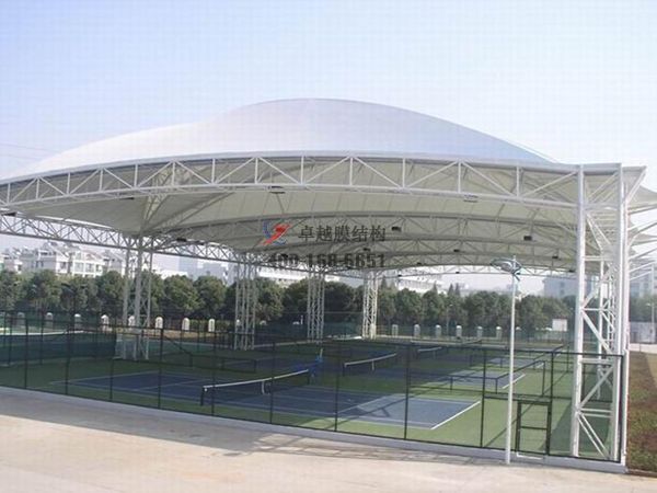 上海膜结构门球场雨棚/网球场生产厂家罩棚设计施工 　　