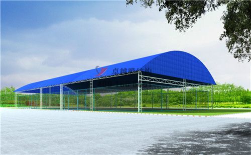 阳泉膜结构网球场生产厂家顶棚罩棚设计施工安装 　　