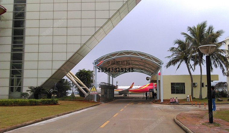 海口美兰国际机场膜结构雨棚工程