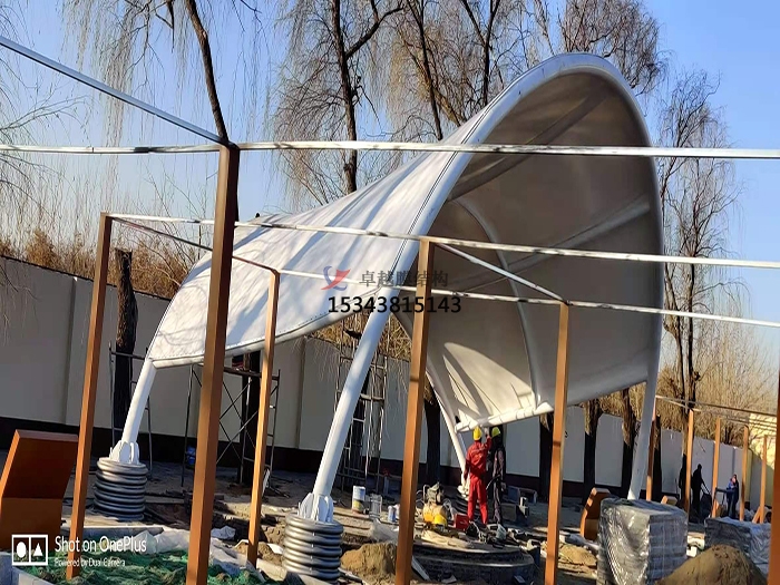 北京采育中学植物课堂膜结构舞台