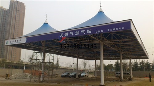 郴州加油站罩棚施工/加气站雨棚设计安装生产厂家