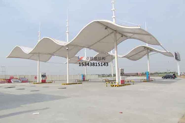 儋州加油站罩棚施工/加气站雨棚设计安装/充电站生产厂家