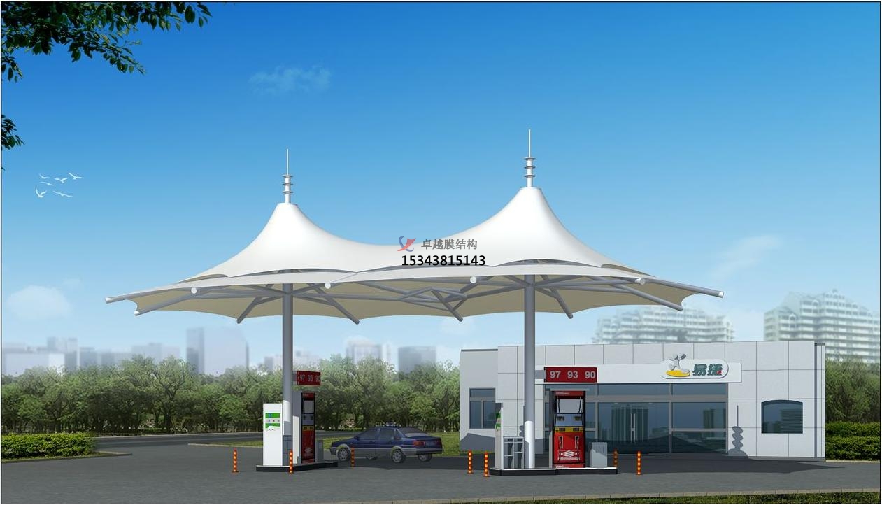 吐鲁番加油站罩棚施工/加气站雨棚设计安装/充电站生产厂家