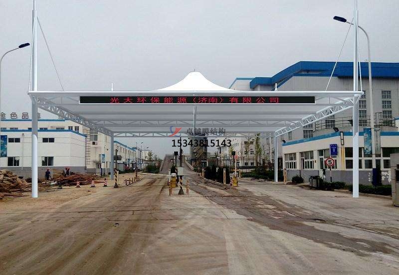 新疆加油站罩棚施工/加气站雨棚设计安装/充电站生产厂家