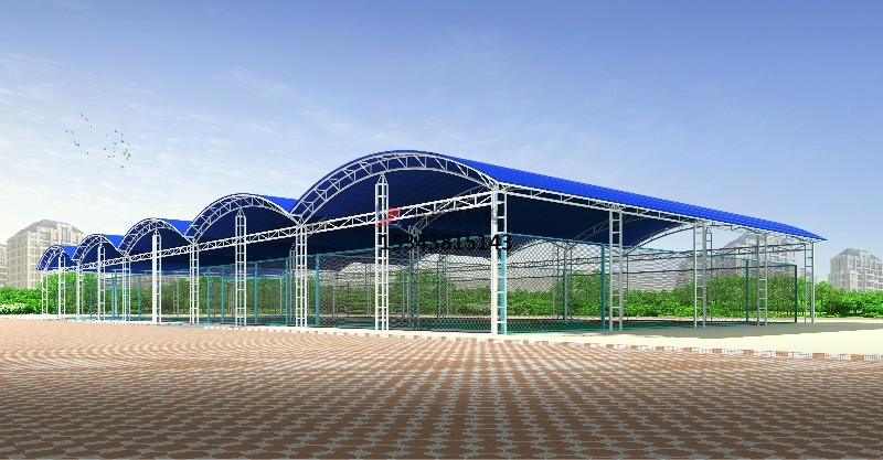 膜结构网球场设计方案效果图