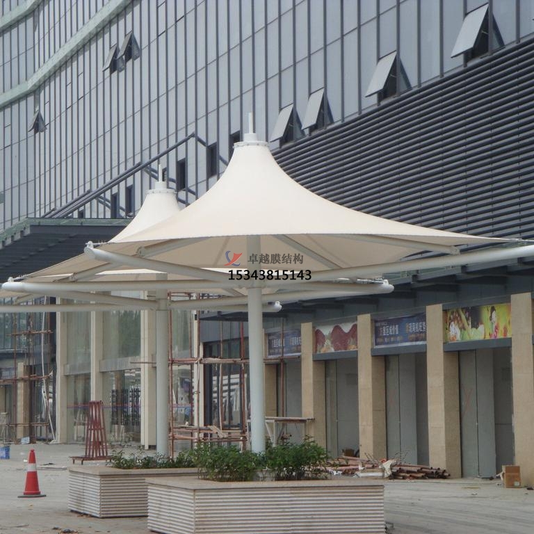 广西商业广场雨棚搭建