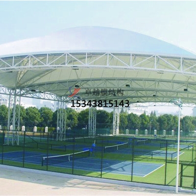 周口网球场膜结构雨棚生产厂家