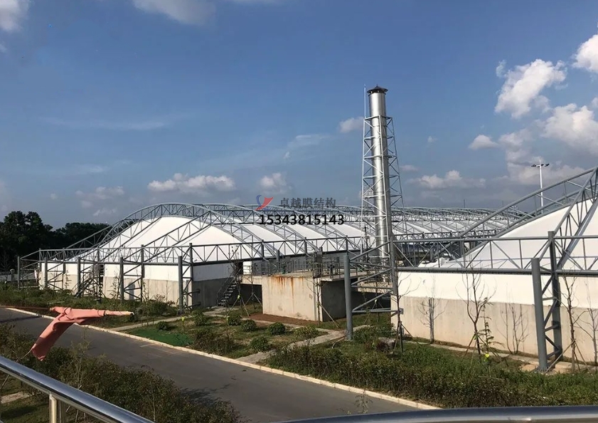 吕梁污水池反吊膜封闭——吕梁膜结构公司【专业厂家】