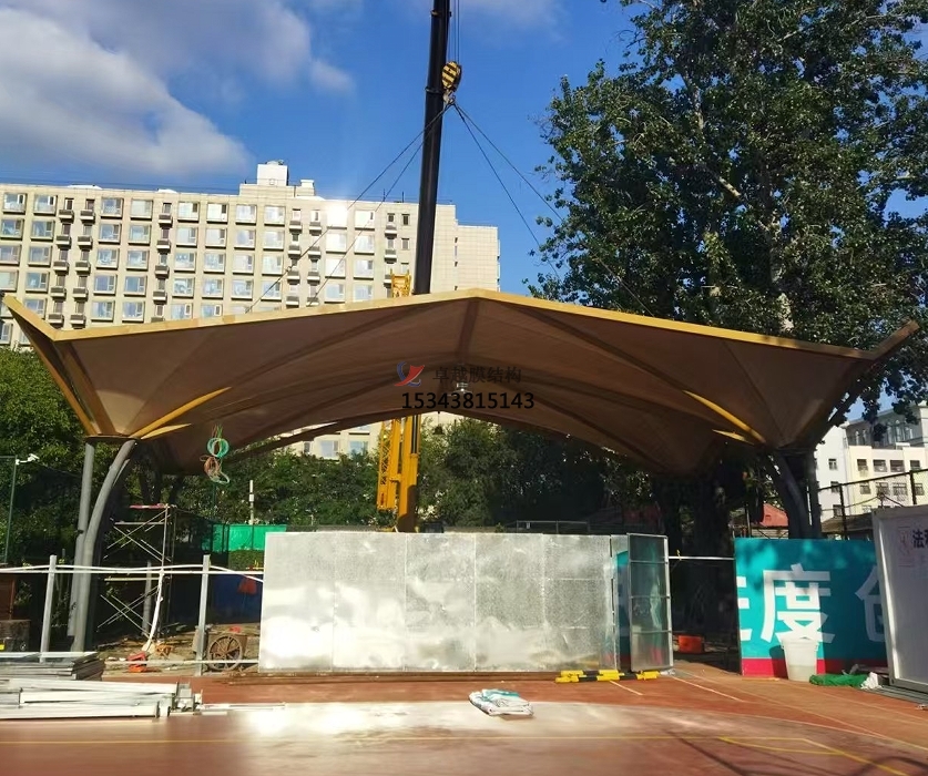 中央音乐学院风雨操场膜结构雨棚
