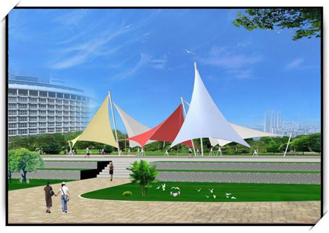 郑州市张拉<font color='red'>膜结构设计</font>施工案例