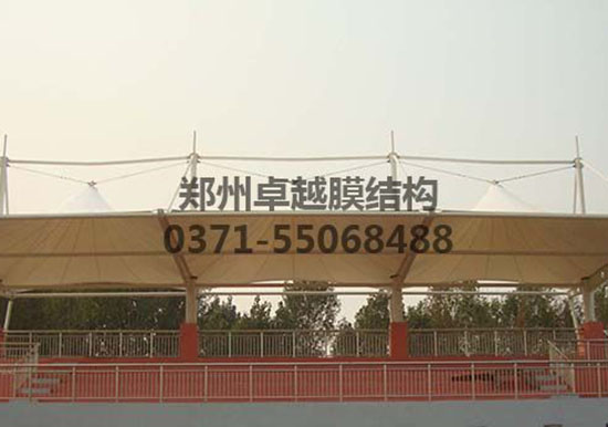 石家庄膜结构看台/舞台【石家庄人民医学高等专科学校等】工程设计施工案例