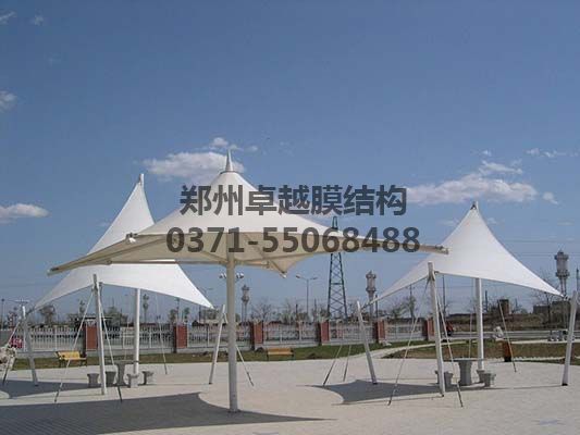 陕西张拉膜遮阳棚生产厂家设计施工【陕西师范大学张拉膜遮阳棚】等项目